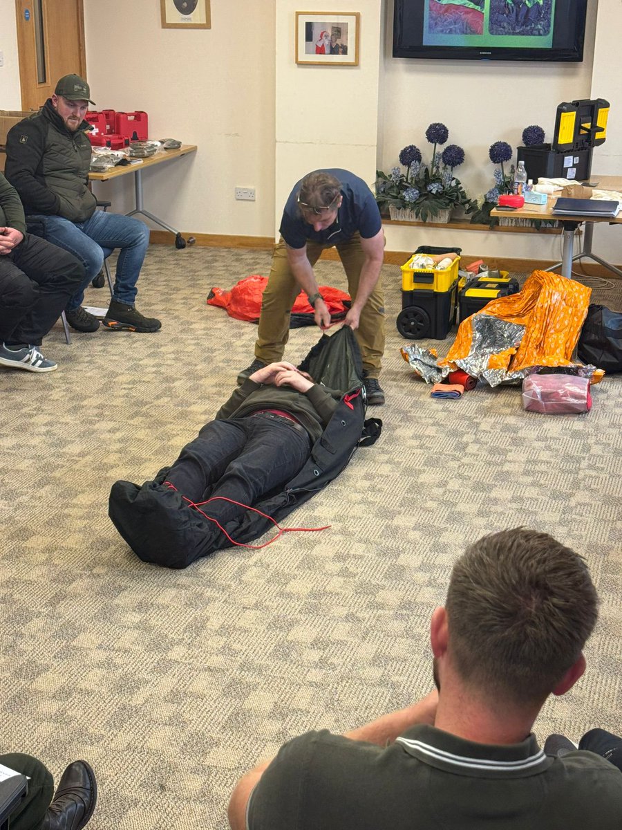 Emergency First Aid plus Forestry ⛑️#plusforestry
#sikafirstaid 

A great group today, fellow deer managers 🦌⛑️