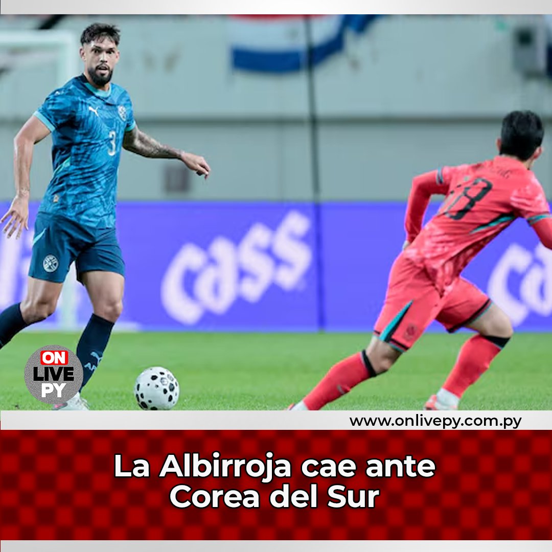 onlivepy's tweet image. La Selección Paraguaya de Gustavo Alfaro cerró su gira por Asia con una derrota 2-0 ante Corea del Sur, luego de empatar 2-2 frente a Japón días atrás.