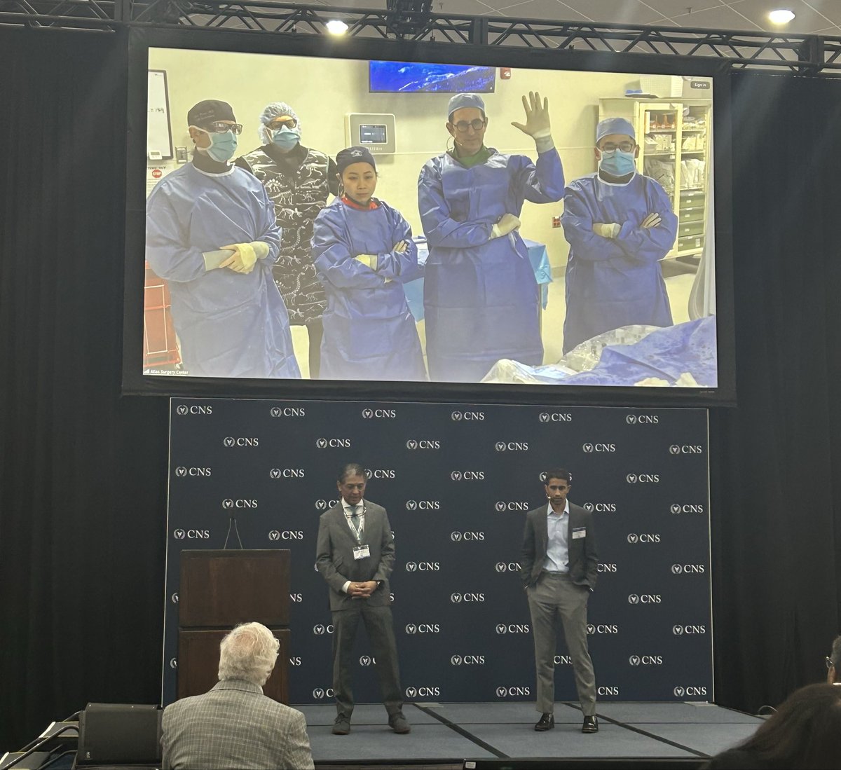 Incredible experience at #CNS2025 witnessing one of the first carotid stent cases performed in an ambulatory center 🧠 

Thank you <a href="/CNS_Update/">CNS</a> for the privilege to learn from leaders at the frontier of  neuroendovascular innovation. <a href="/_AdnanSiddiqui/">Adnan H. Siddiqui, MD</a> <a href="/EladLevyMD/">Elad Levy</a> <a href="/kunalraygor/">Kunal Raygor, MD</a>