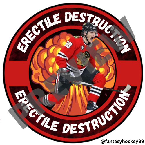 Day 26 of #fantasyhockey logos I’ve made. Loved the team name here and the person who requested this was a big Patrick Kane fan. #NHL #Blackhawks