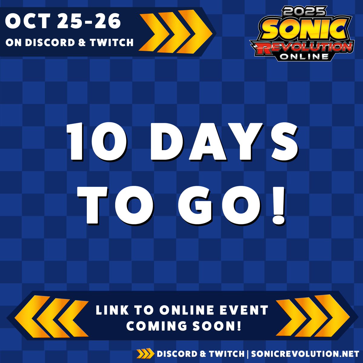 🔟Days until Sonic Revolution 2025 Online!

Who is ready to race to the Revolution? 🏎️