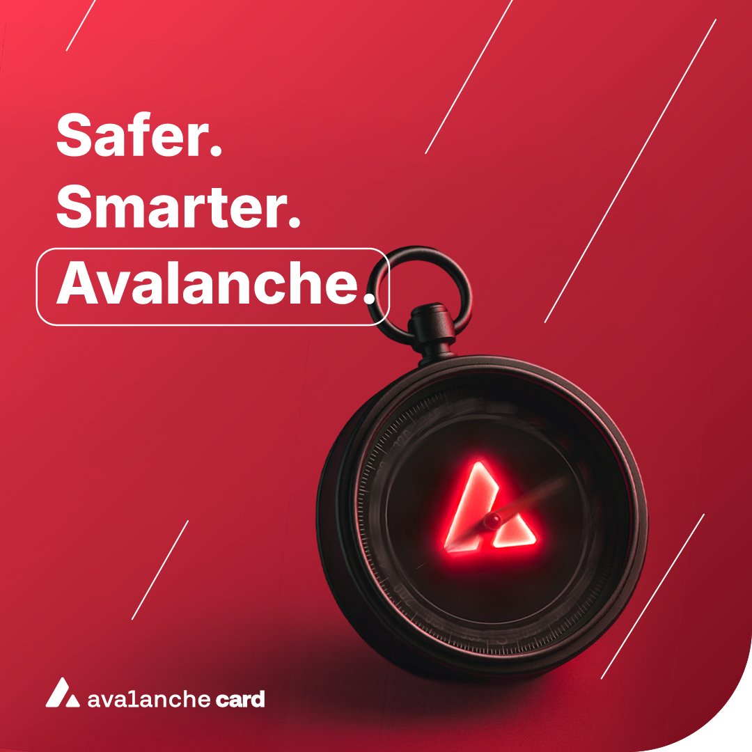 The <a href="/avax/">Avalanche🔺</a> Card lets you spend your crypto directly - online or in-person.

Backed by the secure global reach of Visa and the speed of Avalanche. 🔺

No extra steps or middlemen- Just tap, glow and go. ⚡