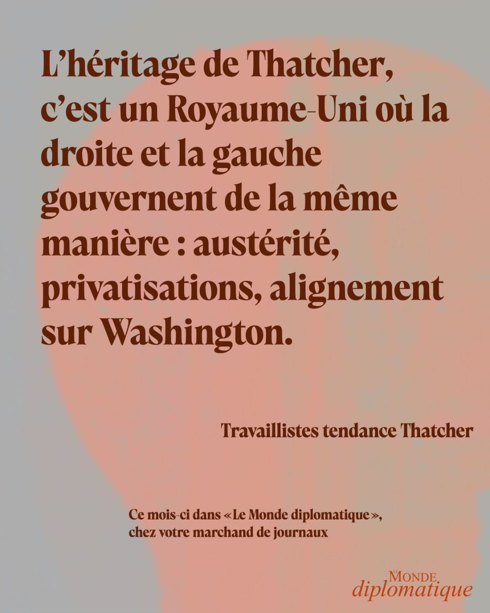 Quand la gauche gouverne à droite, c’est encore Thatcher qui triomphe.