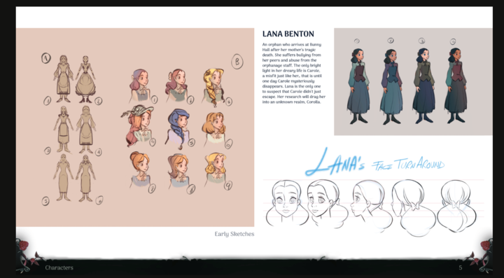 MaximumEntmt's tweet image. Along with the Digital Soundtrack, the Deluxe Edition of @ByeSweetCarole also includes the incredible Digital Artbook that's filled with character illustrations, early sketches, and environments! 

Here's a sneak peek at one of the pages! 🎨 

#byesweetcarole #deluxeedition