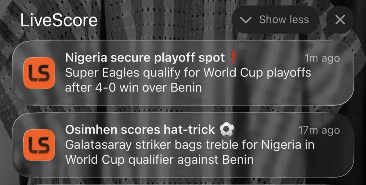 _AsiwajuLerry's tweet image. IT’S OFFICIAL!! We are going to the World Cup playoffs, thank you Victor Osimhen!! 😭❤️