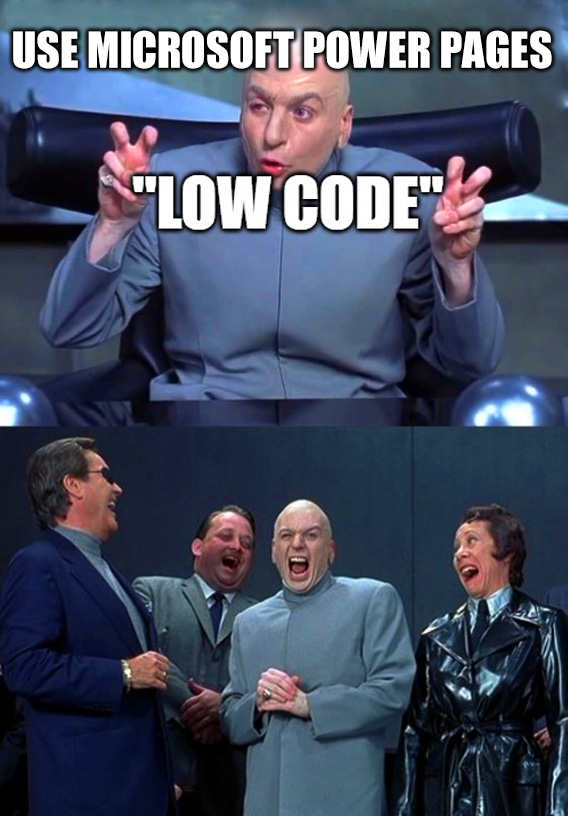 Engineered_Code's tweet image. Power Pages: where “low code” still means you’ll want a Power Platform expert on your side. 😉
#PowerPages #PowerPlatform #WebDevelopment