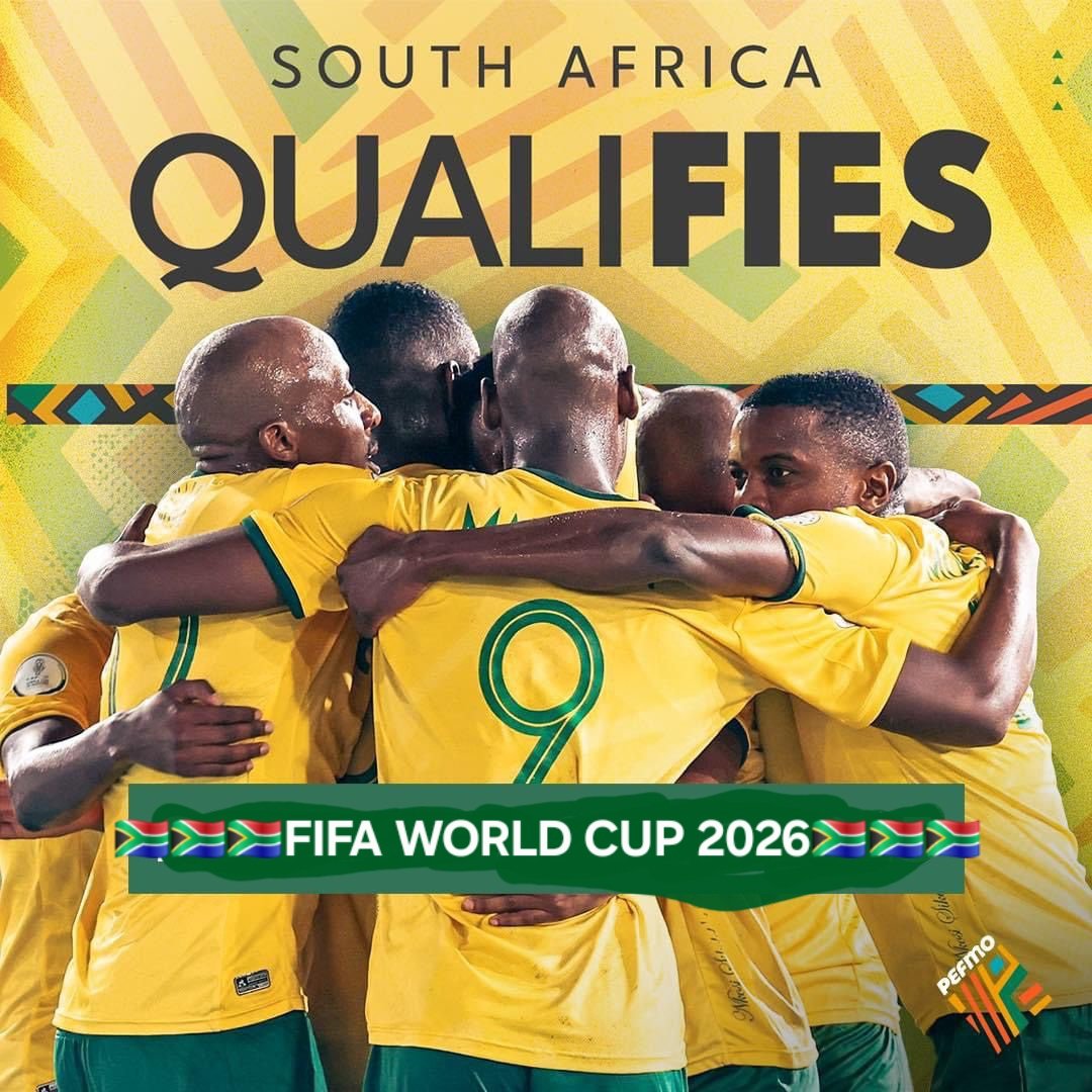 FIFA 2026 Here We Come #RSARW

Basebenzile abafana!!! 👏👏👏👏👏👏