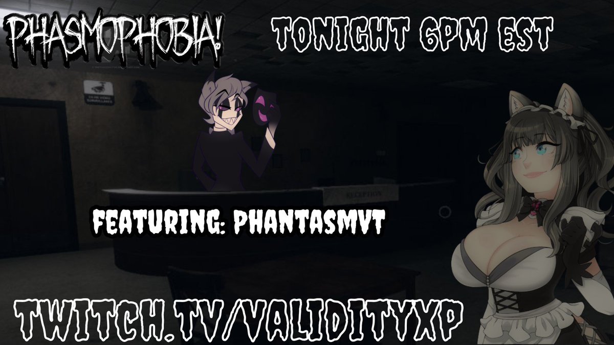 ValidityXP | ENVtuber | VGenerates CEO ๐ต๐ท๐บ (@validity_xp) on Twitter photo ๐ปTONIGHT 6PM EST!!!๐ป
Me and <a href="/Phantasm_VT/">PhantasmVT| ENVtuber:Ghost Wolf</a> are going to be hunting some ghosts like the scooby squad we are๐ฆ๐ธ ๐ปTONIGHT 6PM EST!!!๐ป
Me and <a href="/Phantasm_VT/">PhantasmVT| ENVtuber:Ghost Wolf</a> are going to be hunting some ghosts like the scooby squad we are๐ฆ๐ธ