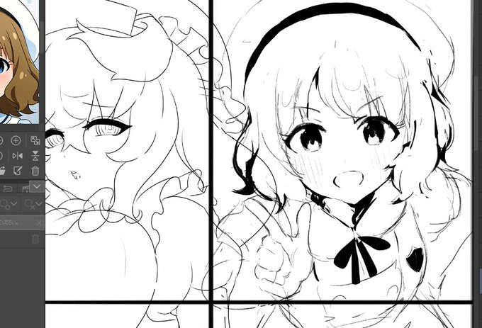 絵柄の練習になりそう 