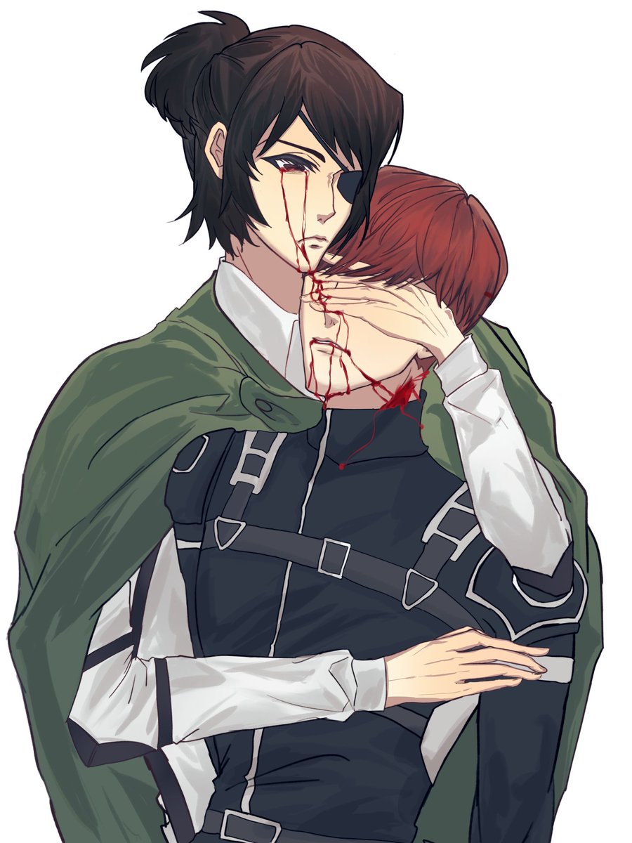 SongziJ2's tweet image. #flohan 
血与泪
当我选择放弃理智，却依旧为你合上双眼。