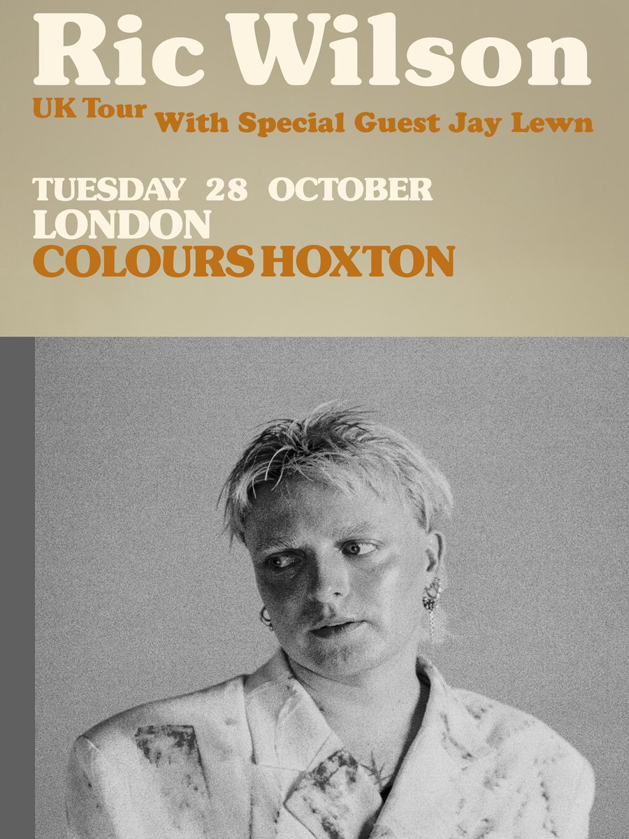 FreeDiscoLabel's tweet image. 🪩LONDON SUPPORT JUST ANNOUNCED🪩

@RicWilson returns to @ColoursHoxton on October 28th as part of his UK Tour and we’re excited to announce the official support lineup

✨ peggy
✨ yasi 
✨ @Jay_Lewn 

🎟 ticketweb.uk/event/ric-wils…

#RicWilson #AmericaRunsOnDiscoTour #ColoursHoxton