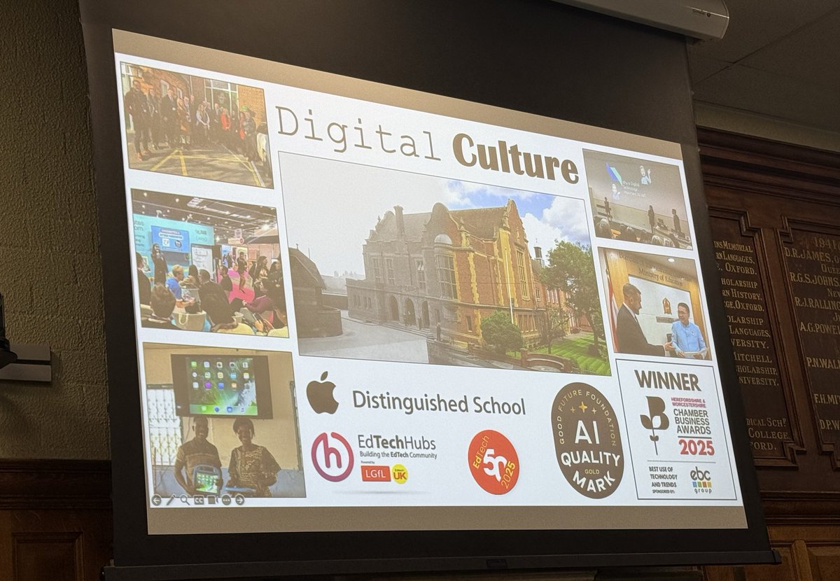 PhillipHedger's tweet image. Highlights of today’s Midlands EdTech Hubs Tour included:
✔️ Meeting the school’s amazing Digital Geniuses & listening to their presentation
✔️ Hearing from @DiscoveryTrust
✔️ Insights from John Jones & Matt Warne, @RGSWorcester
👉 sites.google.com/lgfl.net/edtec…
@LGfL @EdTechUK