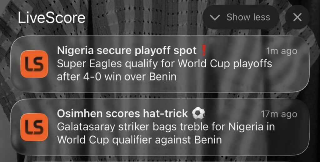 Properogunboy's tweet image. Thank you Victor Osimhen,Straight to the World Cup Playoffs ⚽️⚽️⚽️⚽️
