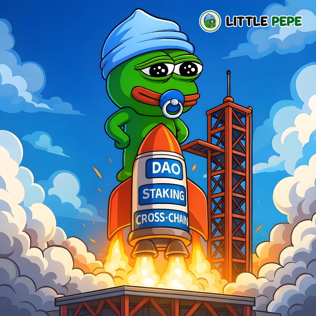 littlepepetoken's tweet photo. 🚀 Launch sequence initiated: DAO ✅ Staking ✅ Cross-chain ✅
🐸Buy Today: 👉 https://t.co/3LIS0u0rr6 

#LittlePepe #LILPEPE #MemeCoin #Cryptopresale https://t.co/5Bew39PsBm