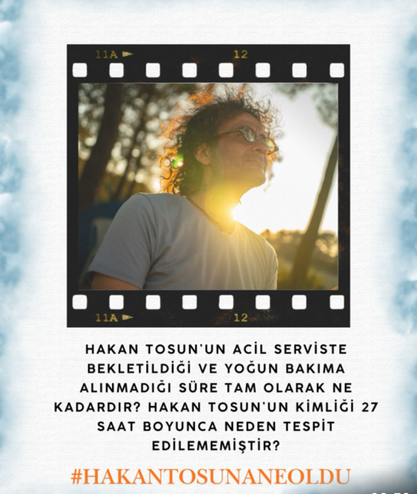 #HakanTosunaNeOldu