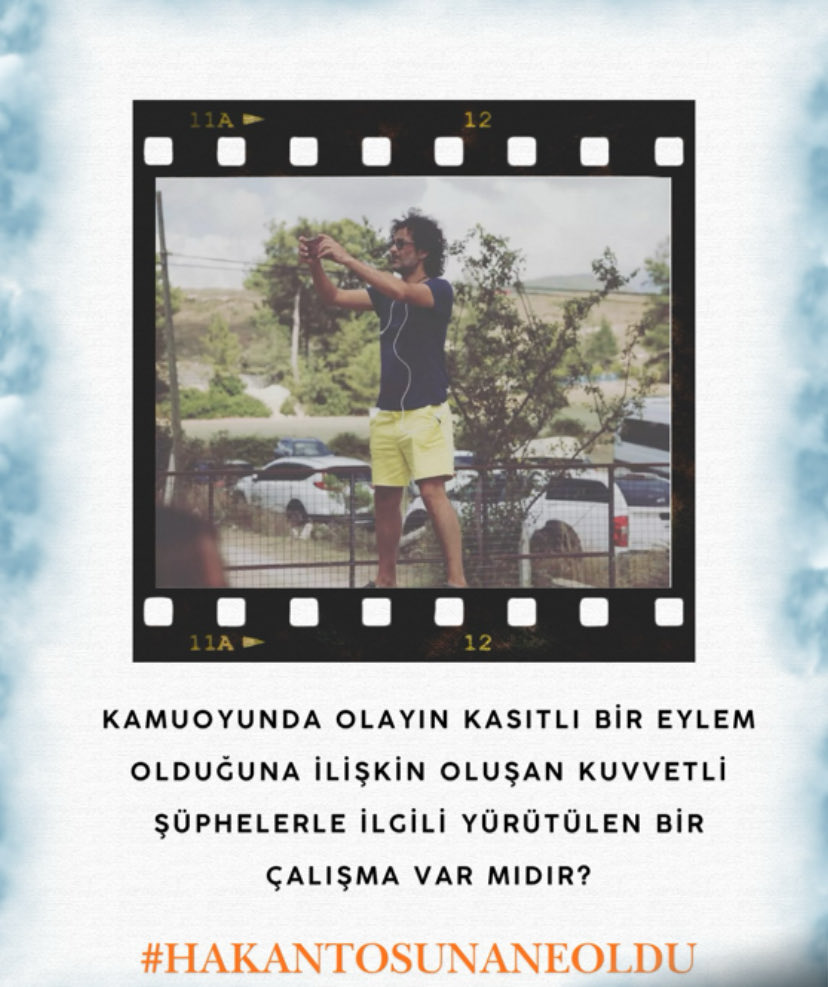 #HakanTosunaNeOldu
