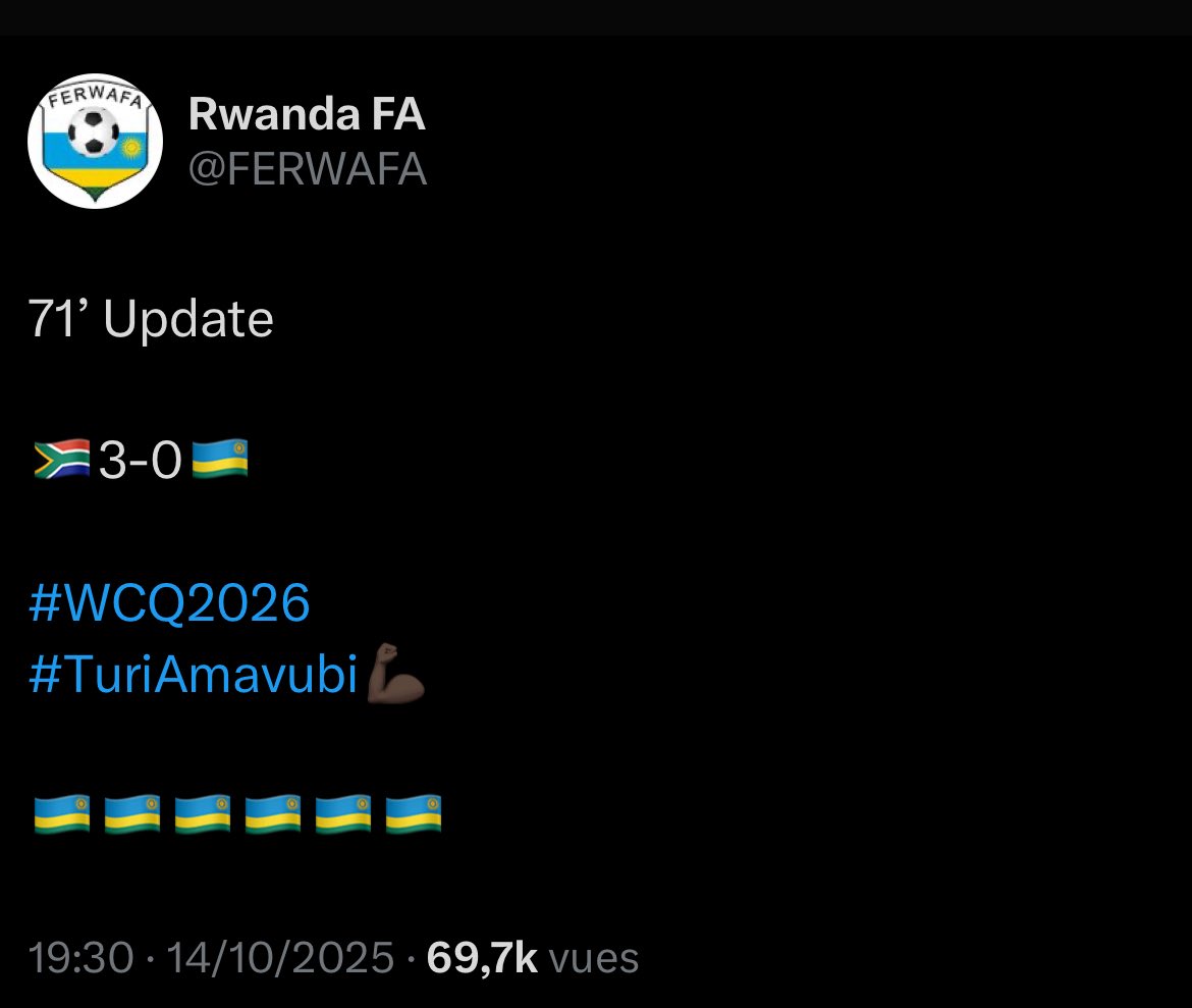 ADMIN wa RWANDA FA ninawe Coach 🤣🤣🤣.