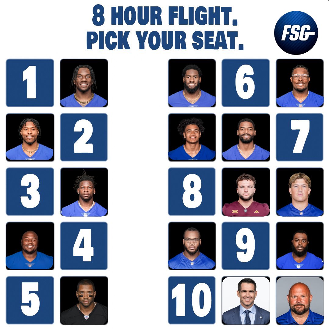 FiresideGiants's tweet image. Which seat you picking? #NYGiants