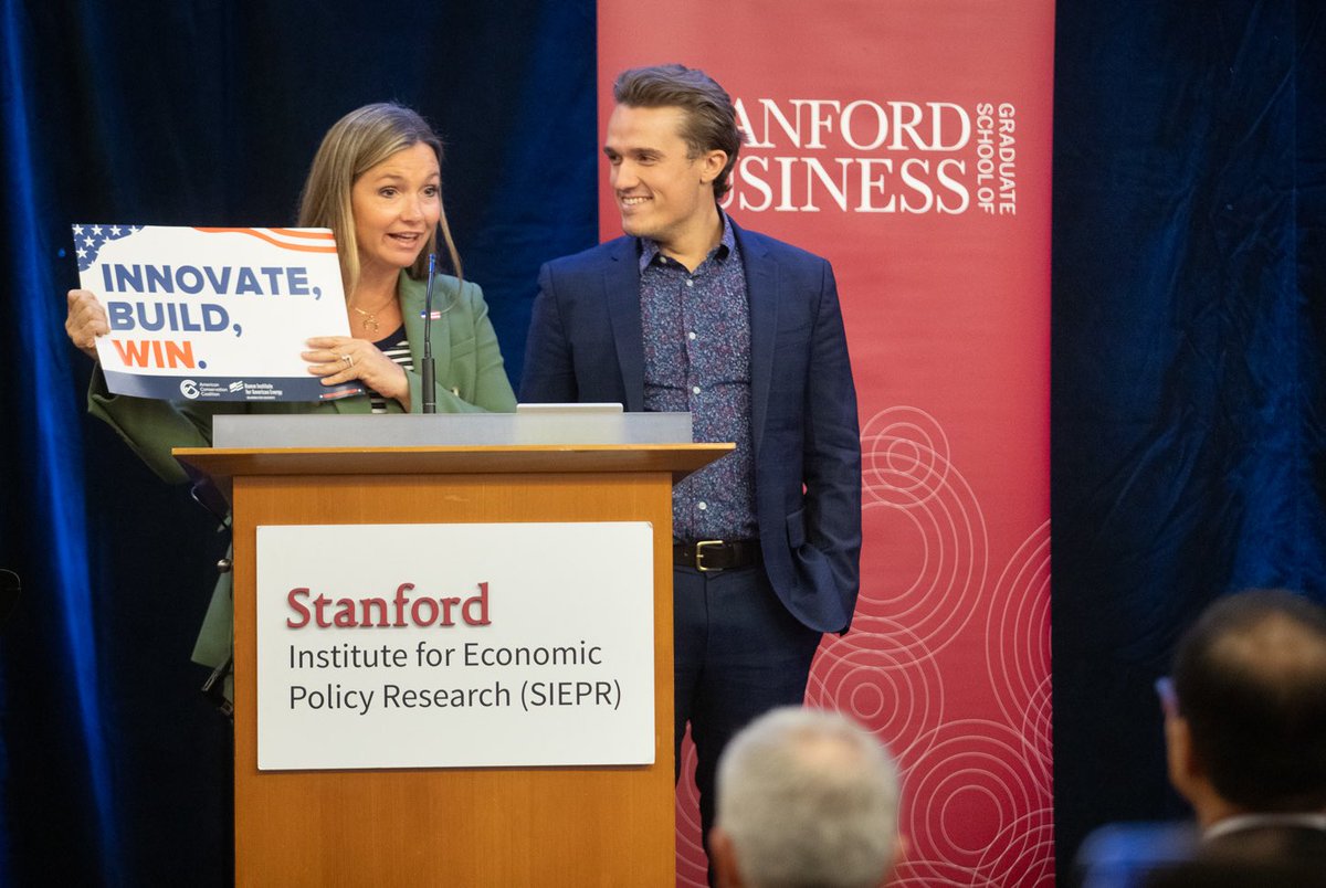 DanielleBFranz's tweet image. Every inch of America needs energy abundance, innovation, and reindustrialization.

We brought this message to Stanford as the third stop on our Energy Freedom Tour, because winning over the country starts with winning over young people. 🇺🇸⚡️