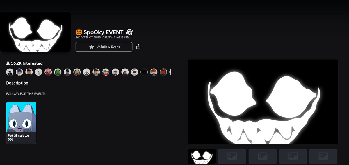 HaydynSim's tweet image. 56k people (no bots) interested in a ps99 update?, is pet simulator back.