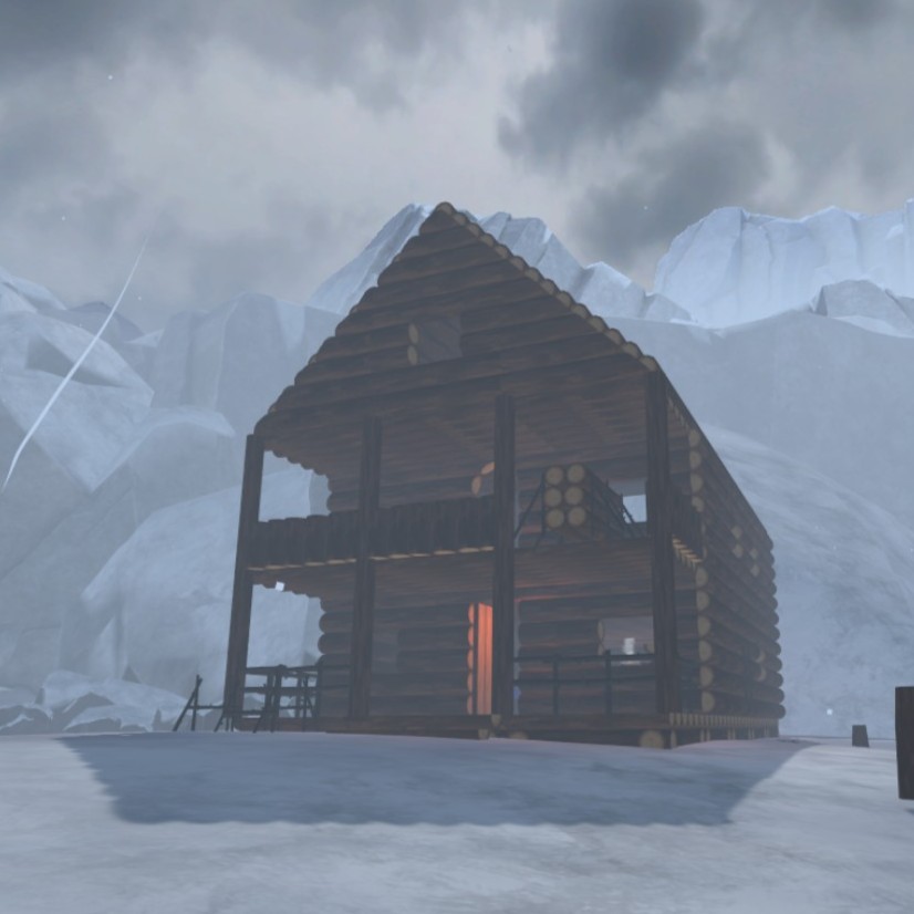 #vr #frostsurvivalvr ストーリー？取り合えず終わったので本格的に建築ジャーって事で新拠点できたー！