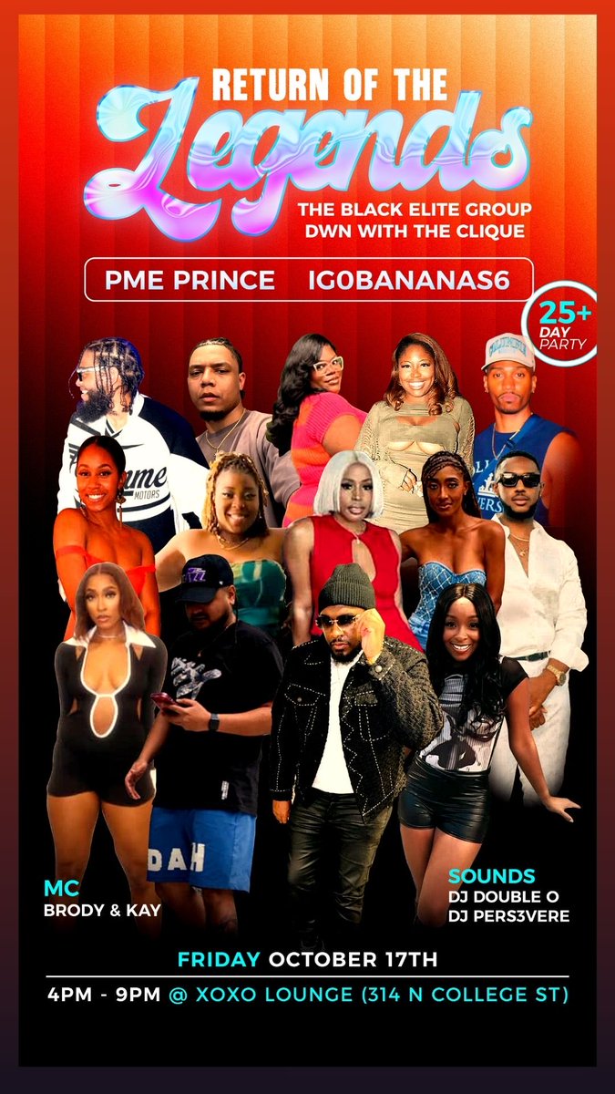 bookdjdoubleo's tweet image. oh it’s up homecoming week #clthomecoming Friday Day at XOXO 4-9pm Night Club Love 10-2am with Deejay Trap