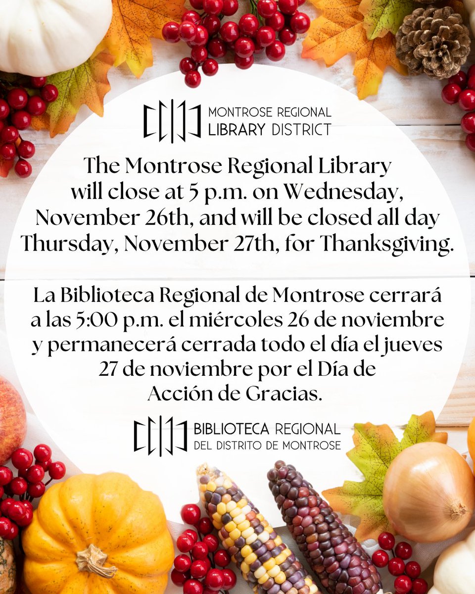 Montrose Regional Library tweet media