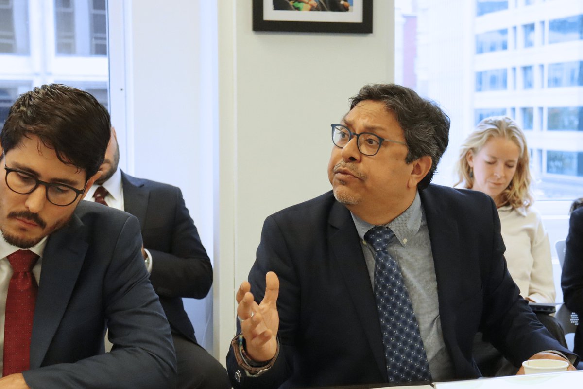 ORFAmerica's tweet image. With the @WorldBank–@IMFNews Meetings underway and #COP30 on the horizon, @ORFAmerica hosted a roundtable on the opportunities for #GlobalSouth cooperation in bridging the sustainable finance gap.

Some 📸 from this morning :