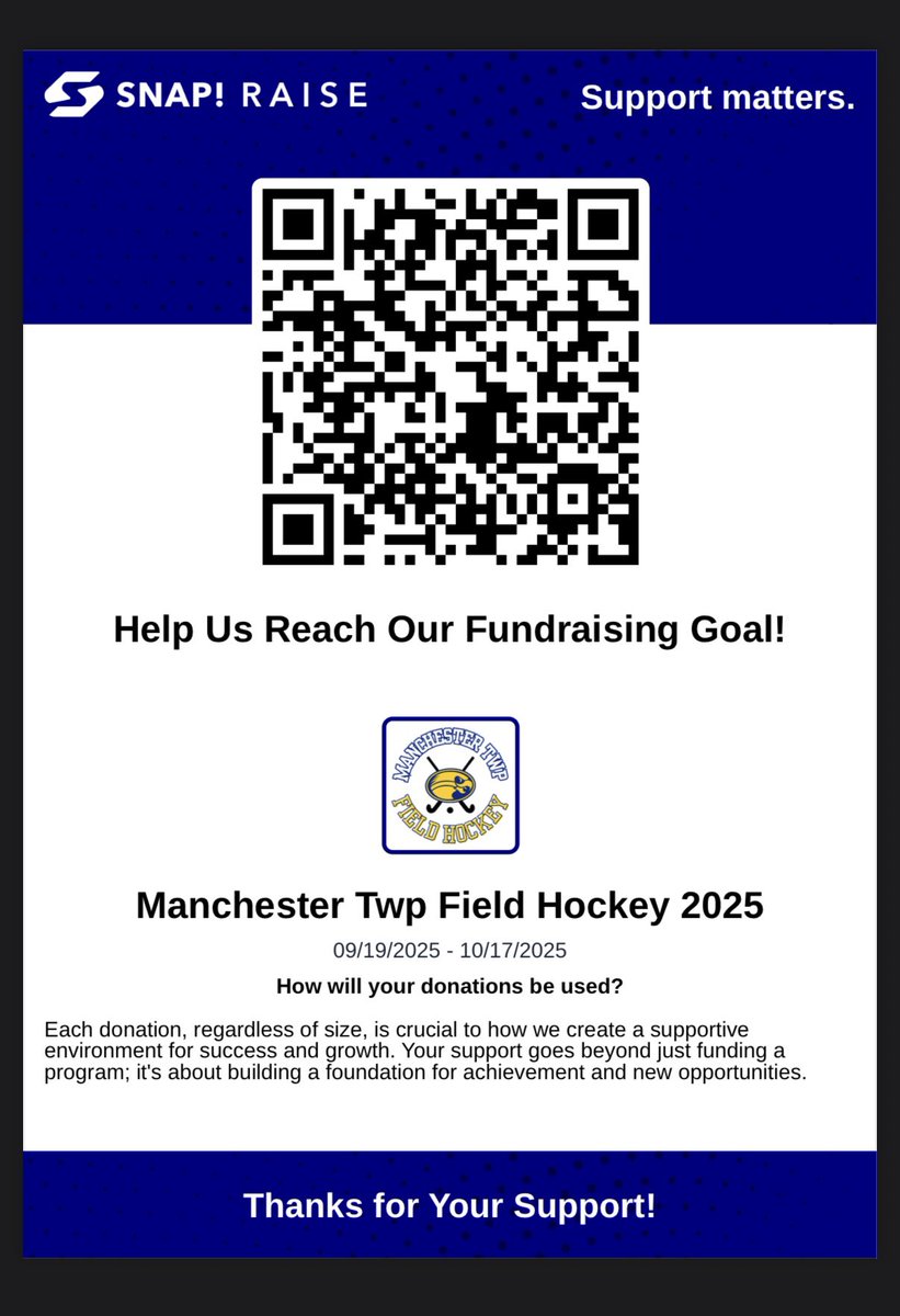 PLEASE HELP SUPPORT OUR TEAM!!! 🏑💛💙