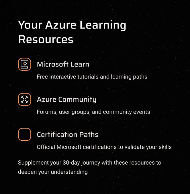 techyoutbe's tweet image. Day 28: Advanced Kubernetes
Day 29: HA Architecture
Day 30: Solution Architecture & Best Practices
Azure Learning Resources 👇👇