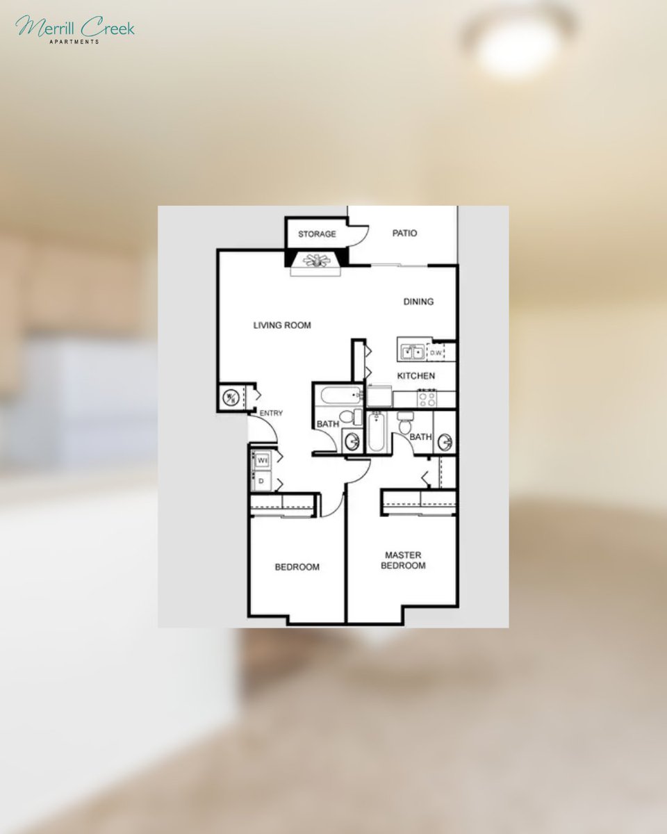 MerrillCreekApt's tweet image. Spacious layouts made for your lifestyle! 🏡✨ #floorplans #apartmentliving #spacioushomes