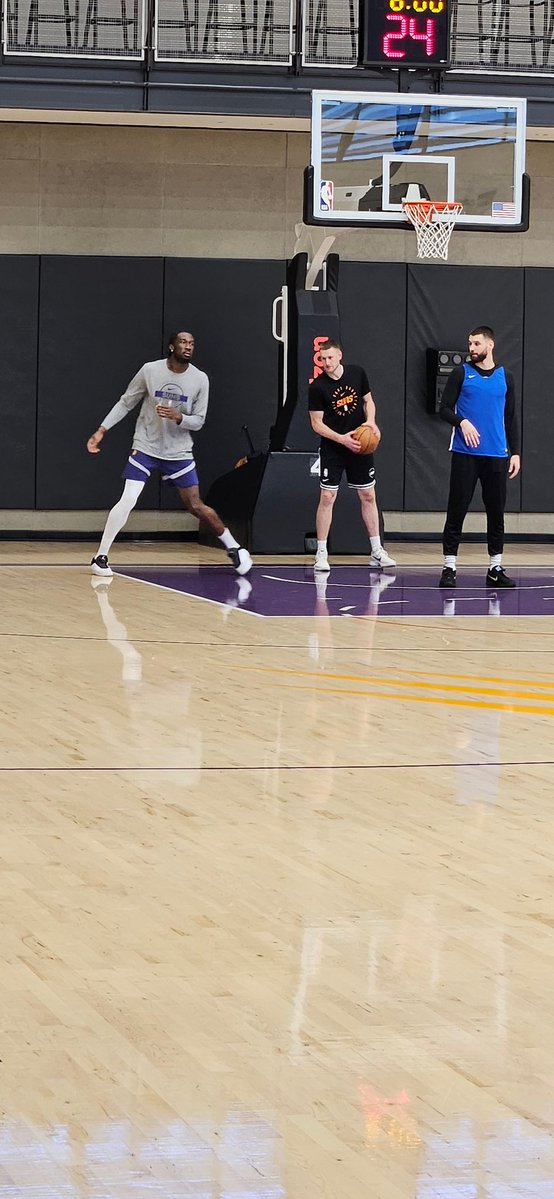 Mark Williams morning shootaround. #Suns 
