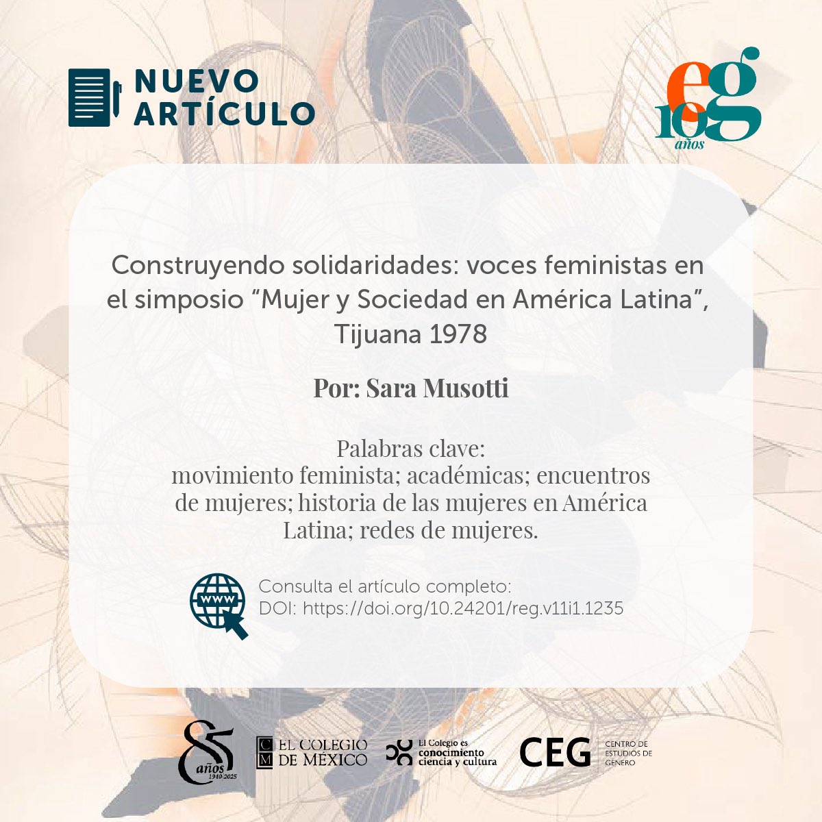 Revista Estudios de Género tweet media