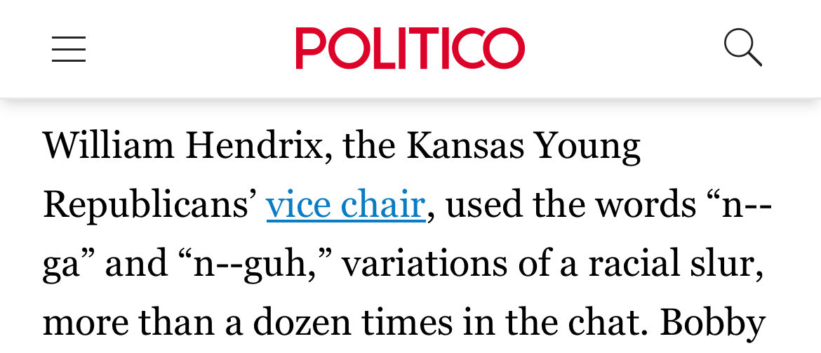 So <a href="/KansasYRs/">Kansas Young Republicans</a>… care to explain? <a href="/WilliamJHendrix/">William J. Hendrix</a> 🤡 <a href="/AlexDwyerKS/">Alex Dwyer</a>