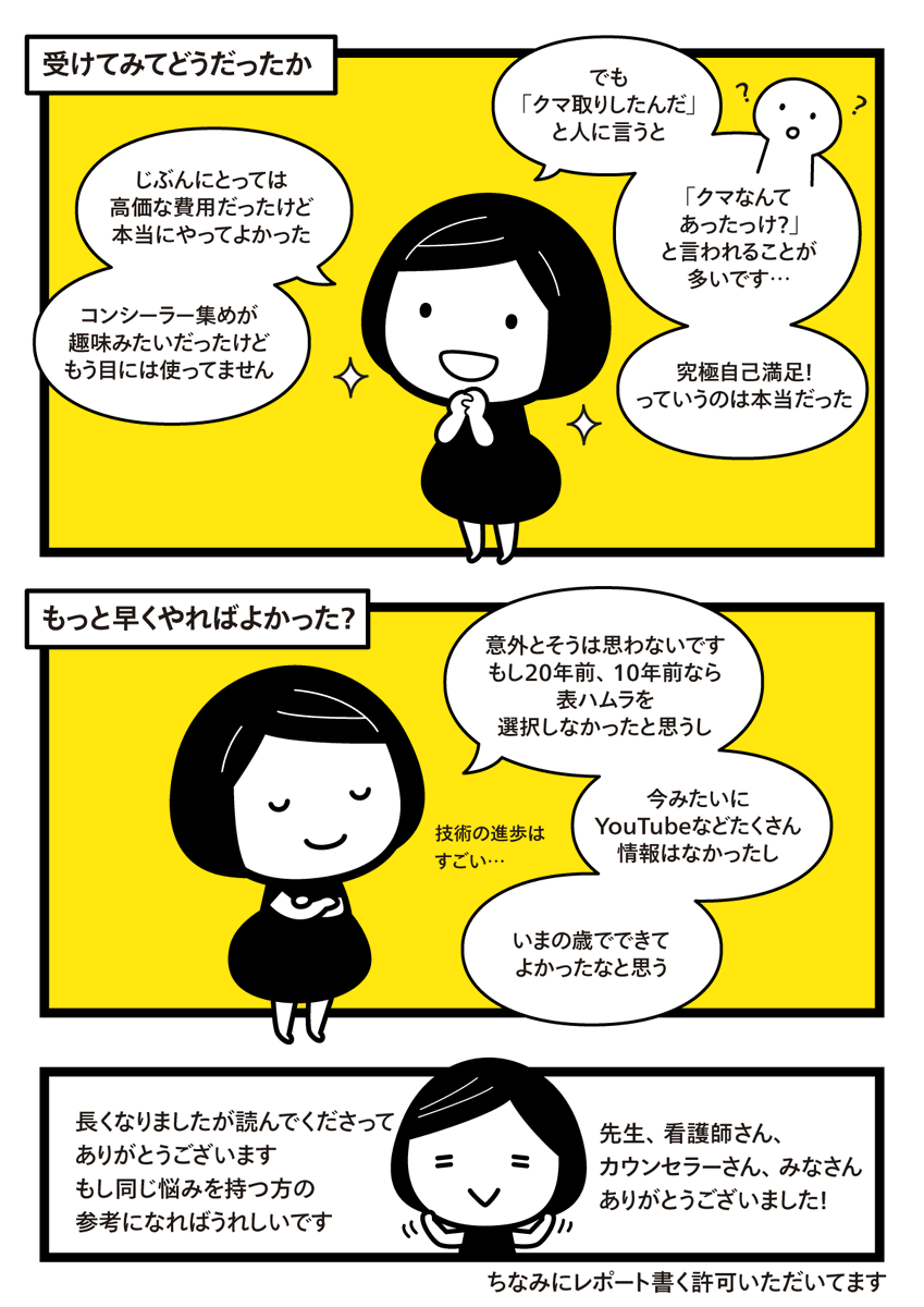 43歳でクマ改善の手術を受けた話(4/4) 
