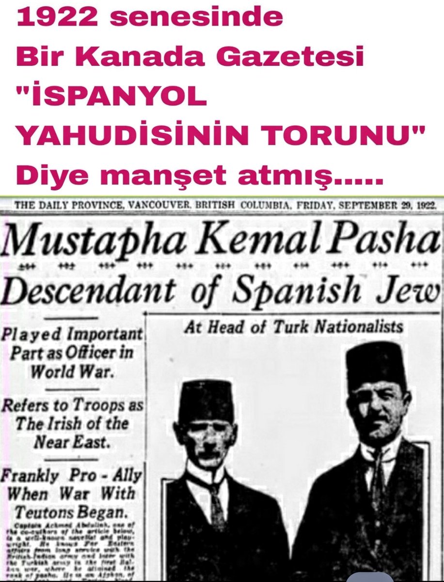 1922 Kanada Gazetesi..