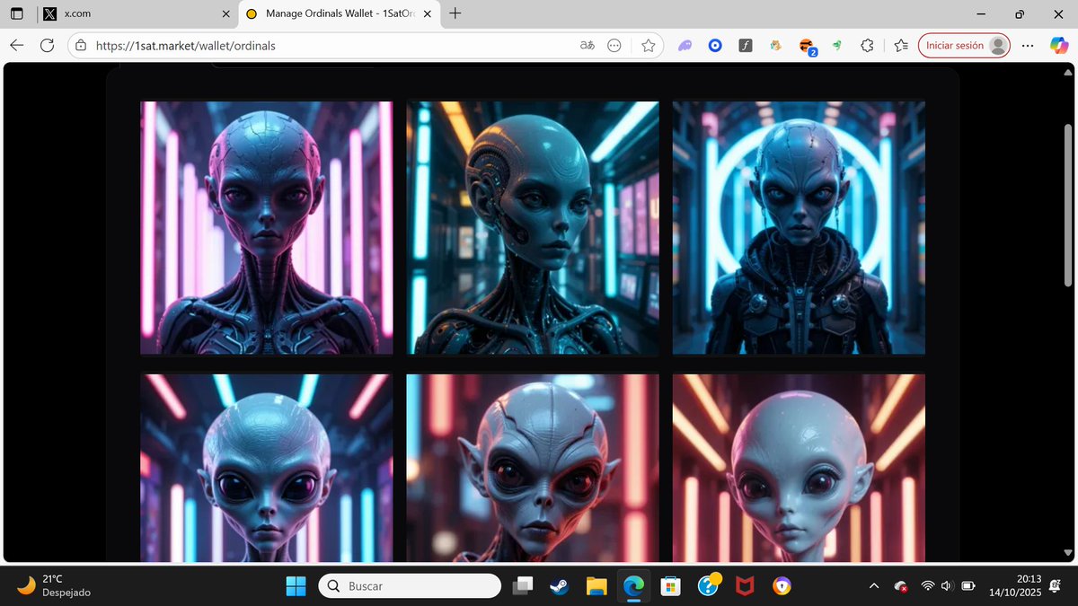 * BID NFT'S EXCLUSIVES * 
- 10 NFT's exclusives like aliens like this 👽
- Starting price 6.10 BSV 

<a href="/BsvCrypto/">Singularity@584</a> <a href="/4DToken/">1STUPIDThings 🌍🥚🐔❔</a> <a href="/Miscentimillos/">Centimeitor</a> <a href="/Felizmenteamar1/">Rosa⚡$amargada</a>