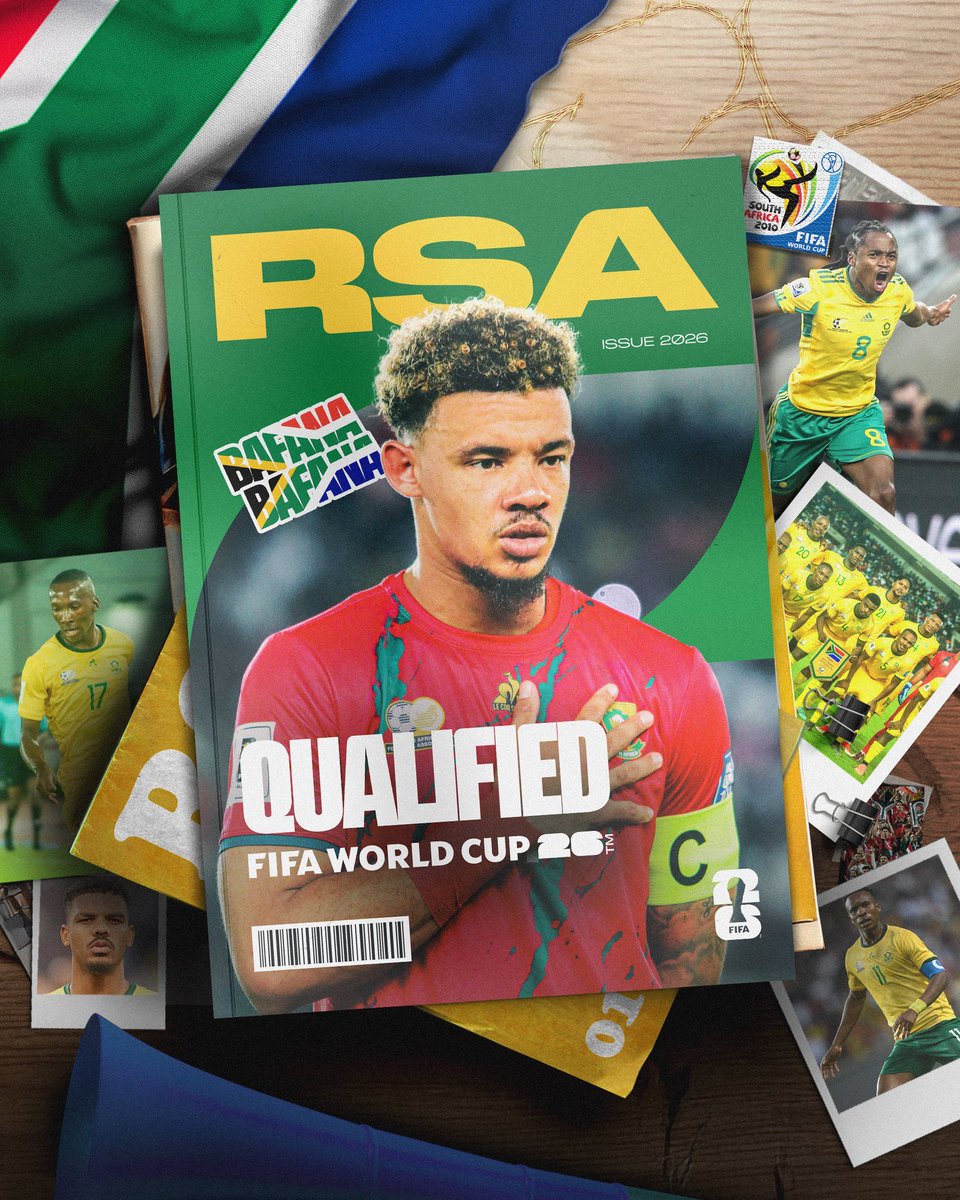 Spice919fm's tweet image. 🚨OFFICIAL: South Africa🇿🇦 have booked their place in the World Cup✈️ 

#WeAre26 
#FIFAWorldCup
#SpiceSports