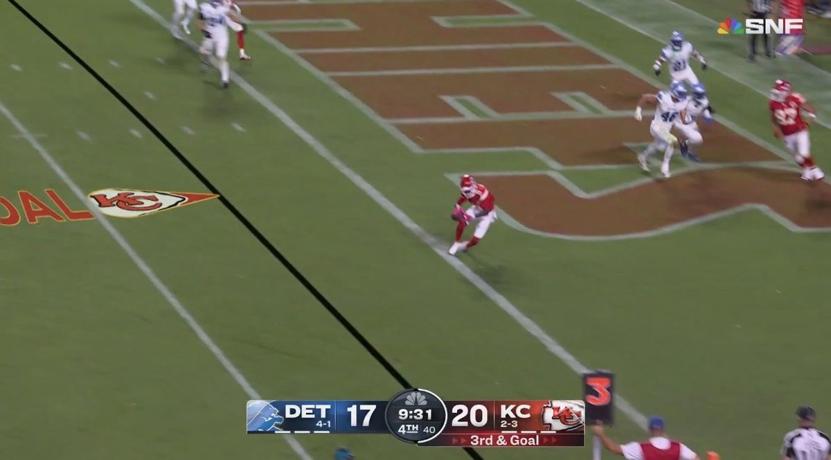 The ref blew his coverage on this play