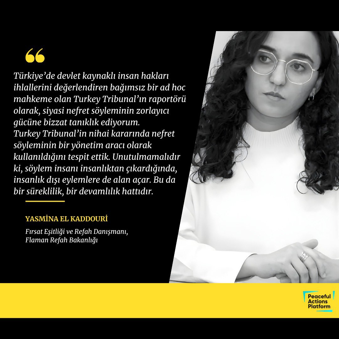 Yusufbatur68's tweet image. FETÖ” etiketi, yıllardır insanları topluca suçlamak ve susturmak için kullanılan bir nefret söylemine dönüştü.

Nefret söylemi, adaletin ve insan onurunun düşmanıdır.

NefretSöylemine HAYIR
#NotoHateSpeech