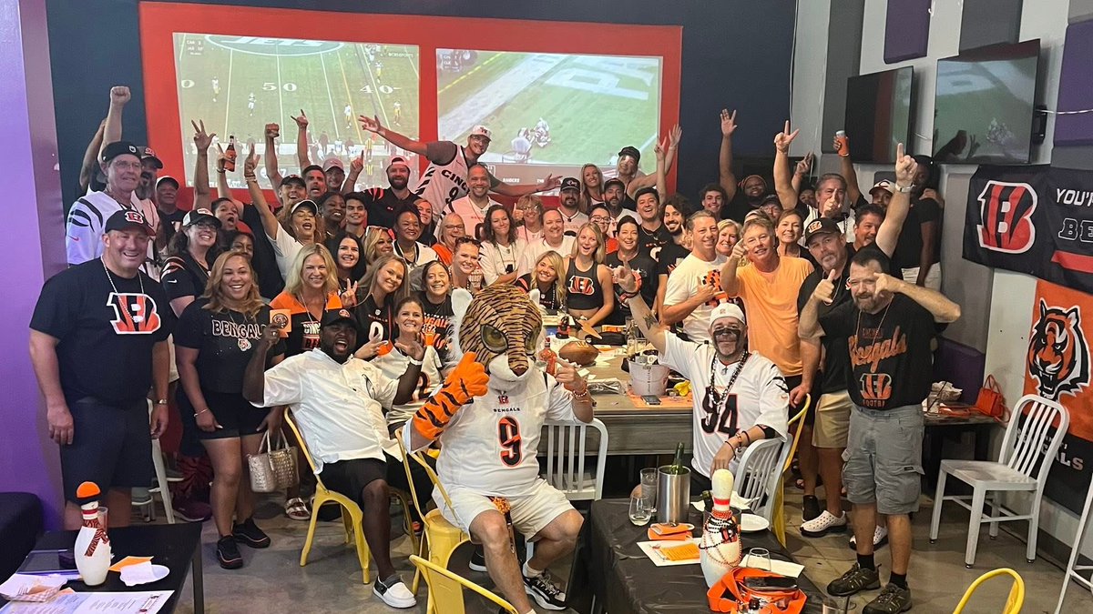 Italian_ic3's tweet photo. Year 2 with the Tampa faithful! Rough start, but POSITIVE VIBES ONLY, a win on Thursday night can flip the season. Who Dey every day and especially vs the Steelers 👊 https://t.co/fSqnOnZP1N
