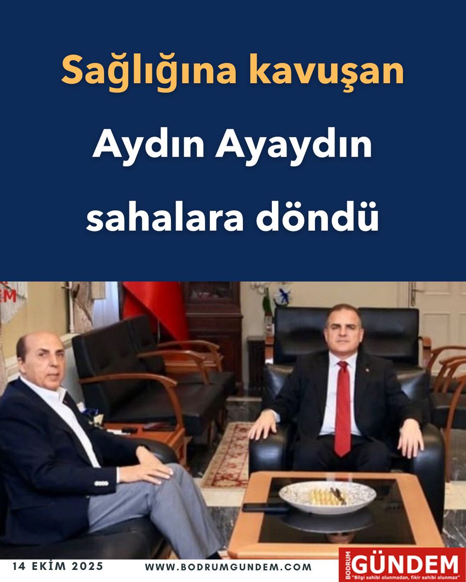 Sağlığına kavuşan Ayaydın sahalara döndü bodrumgundem.com/2025/10/14/sag…