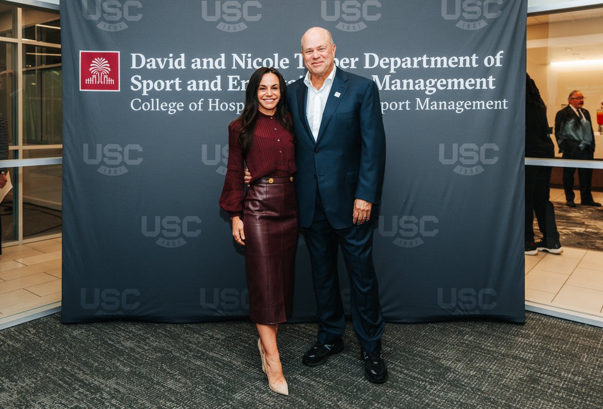 CharlotteFC's tweet image. The University of South Carolina has named the David and Nicole Tepper Department of Sport and Entertainment Management, recognizing the Teppers’ longtime support and transformational gift. 

What an honor! 👏👏
