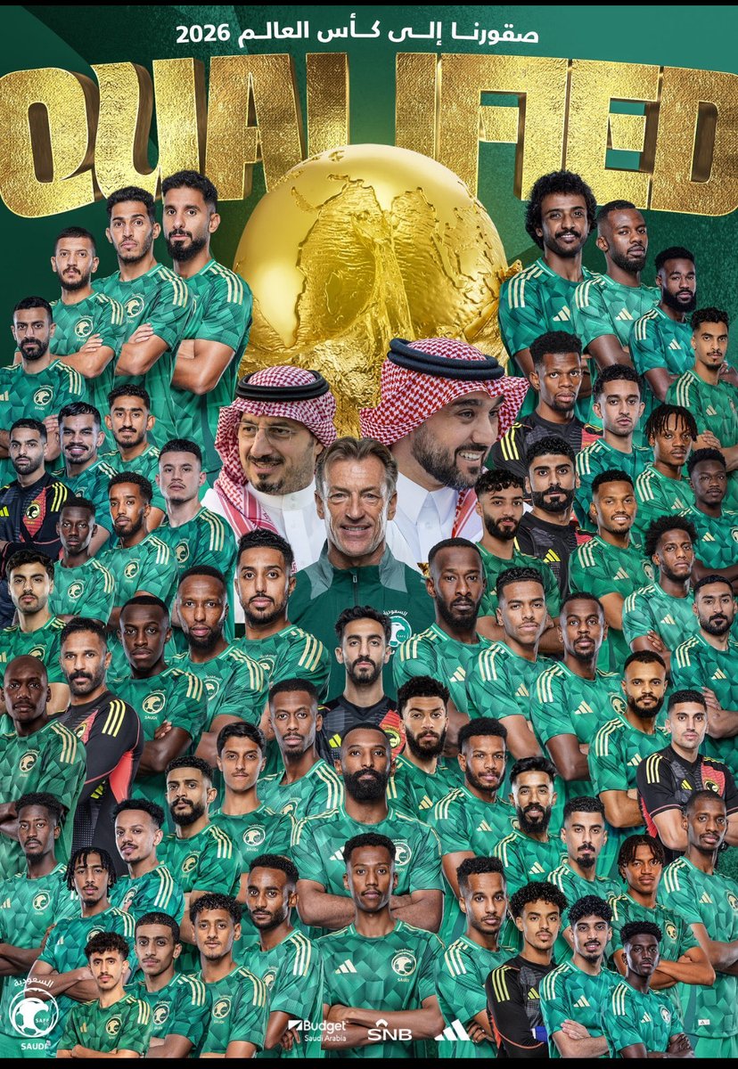 مبروك لمنتخبنا السعودي على الفوز المستحق 🇸🇦🎉 كل التحايا للاعبين وللجهاز الفني — فخر لنا جميعاً! #المنتخب_السعودي