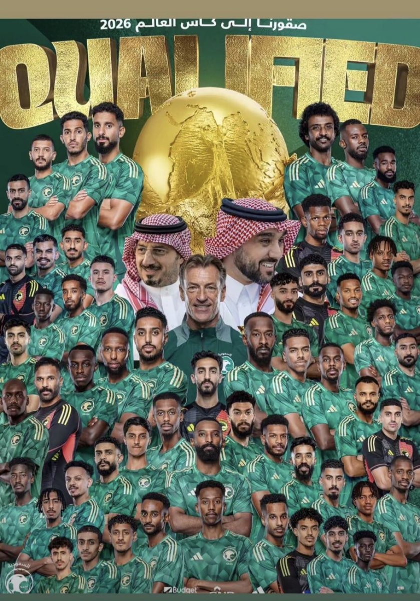 f14112013's tweet photo. ألف مبروك 😍🇸🇦
 #المنتخب_السعودي https://t.co/QFYHkY4sVW