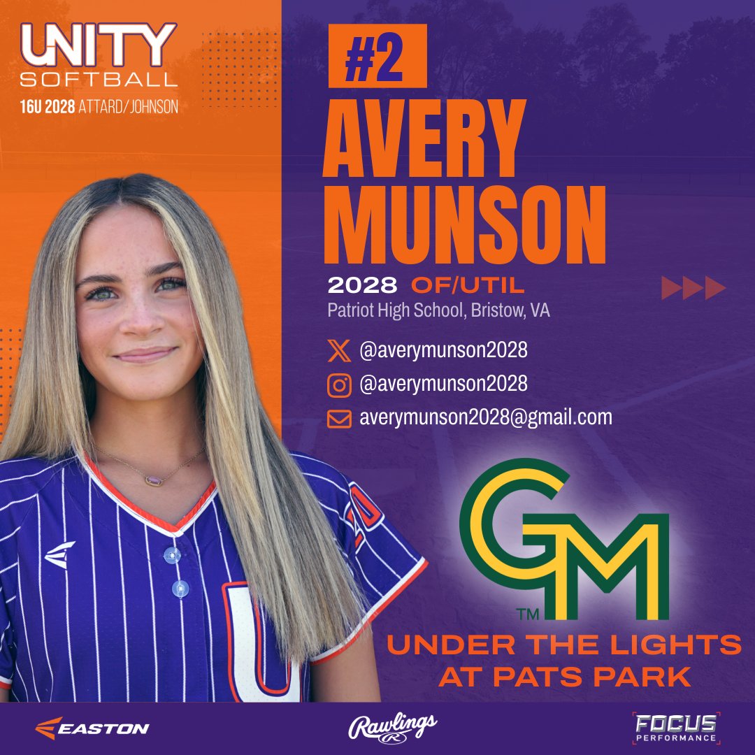 UnityAttard's tweet image. Avery (@averymunson2028) is headed to @MasonSoftball for a Wednesday camp under the lights 💡! @jmrw20 @laneyj40 @VAUnitySB @UnityCoachJosh