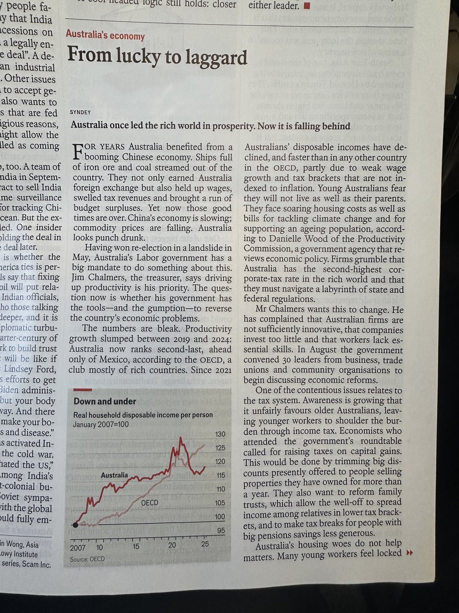 Lots of work needed to get Australia going again. We need to cut all the nanny state garbage that has built up in companies and the government. Compliance and correctness is crippling innovation. The nimble nation is the nappy nation these days.