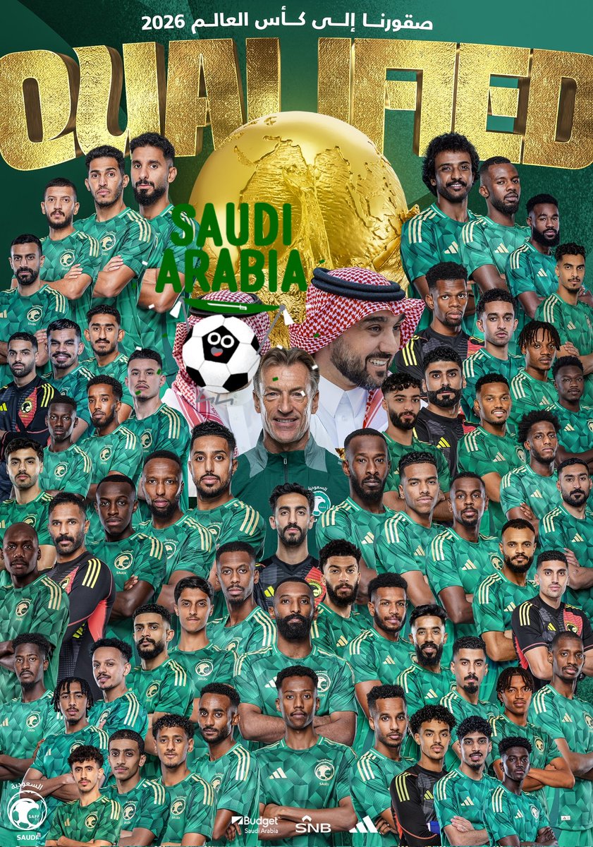 #الأخضر_إلى_كأس_العالم_2026

الاخضر إلى كأس العـــــــــــــــالم 🇸🇦

الاخضر في المونديااااااااااال  🇸🇦

مبروووووووووووووك ألف مبروك 😍😍

#المنتخب_السعودي
#السعوديه_العراق 
🇸🇦🇸🇦🇸🇦🇸🇦🇸🇦🇸🇦🇸🇦🇸🇦