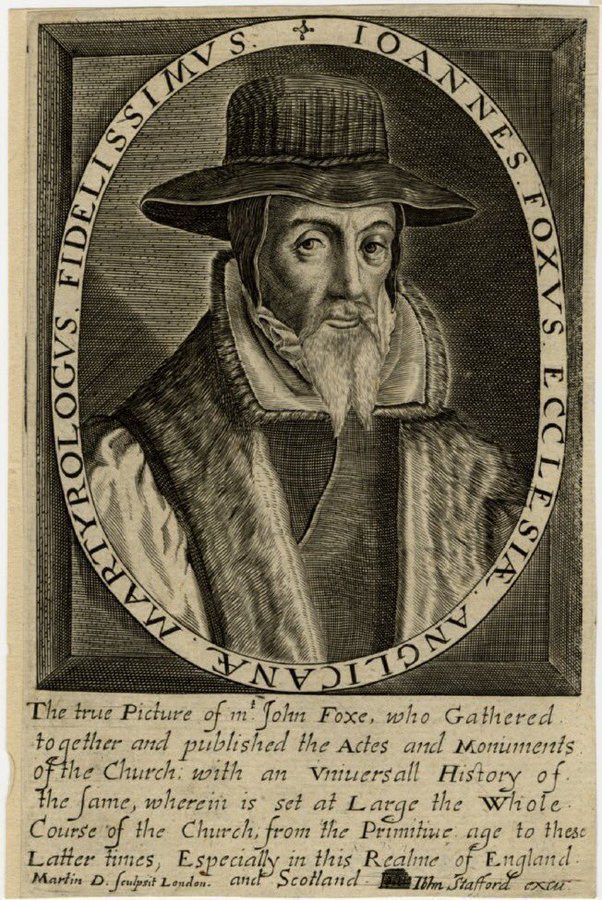 jdmccafferty's tweet image. 14 Oct 1572: John Foxe martyrologist installed as prebend of #Durham cathedral #otd - within a year he had relinquished it (BM)