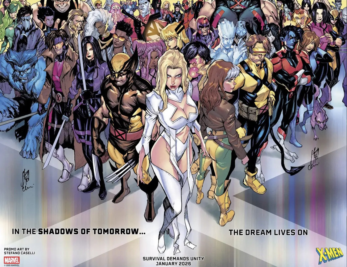 Vincentelife's tweet photo. #xspoilers

Rogue and Storm’s future babies? 👀 Who’s do you think the stork’s going to visit next?  

You just know Emma Frost is saying DON’T LOOK AT ME! https://t.co/ilm9nf1th3